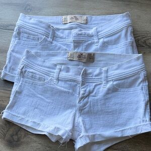 Hollister Women's Bright White Jean Shorts
